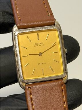 Seiko | Accessories | Vintage Seiko Lassale Watch Men Gold Dial